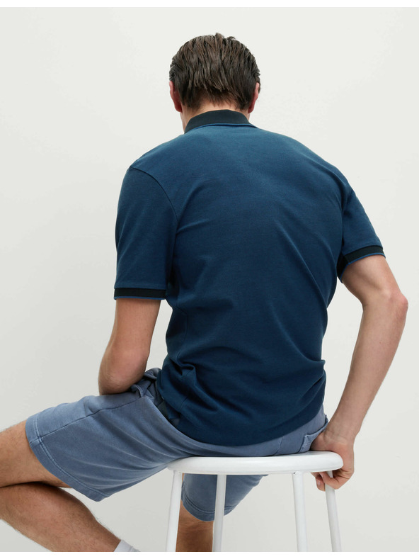 Marks & Spencer Pique pólóing kiemelt szegéllyel The Ultimate Marks & Spencer kék Marks & Spencer kék