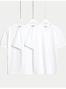 Marks & Spencer 100% Supima® pamut póló, 3 db Marks & Spencer fehér