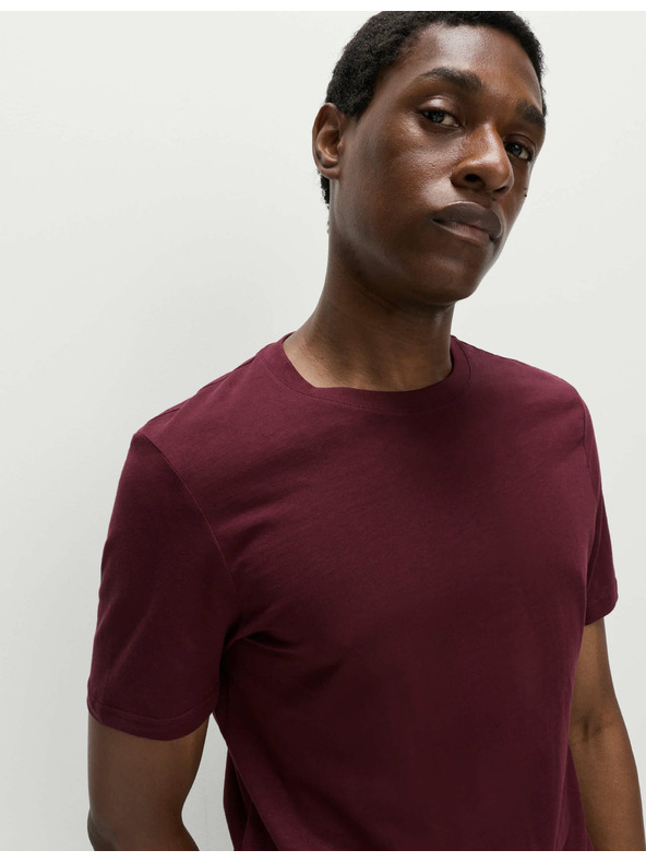 Marks & Spencer Nyakú póló 100% pamutból Marks & Spencer piros