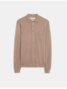 Marks & Spencer Polo ingek tiszta extra finom merino gyapjúból, Marks & Spencer barna