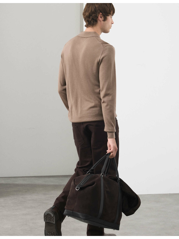 Marks & Spencer Polo ingek tiszta extra finom merino gyapjúból, Marks & Spencer barna