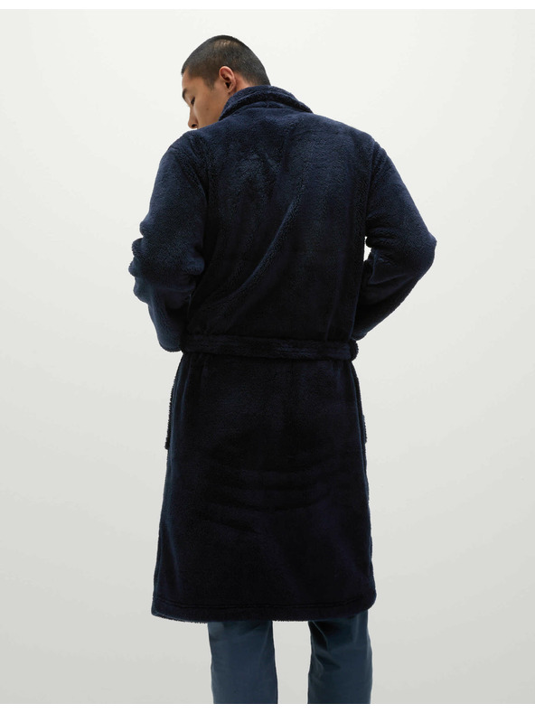 Marks & Spencer Marks & Spencer sötétkék Supersoft polár fürdőköpeny