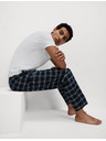 Marks & Spencer Marks & Spencer sötétkék kockás pizsama nadrág 100% pamutból