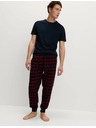Marks & Spencer Kostkované pyžamové kalhoty ze 100% bavlny Marks & Spencer piros