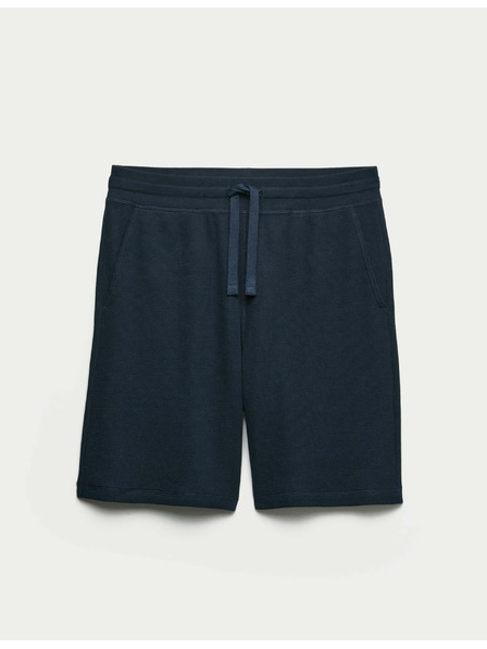 Marks & Spencer Domácí šortky z čisté bavlny s vaflovou texturou Marks & Spencer sötétkék