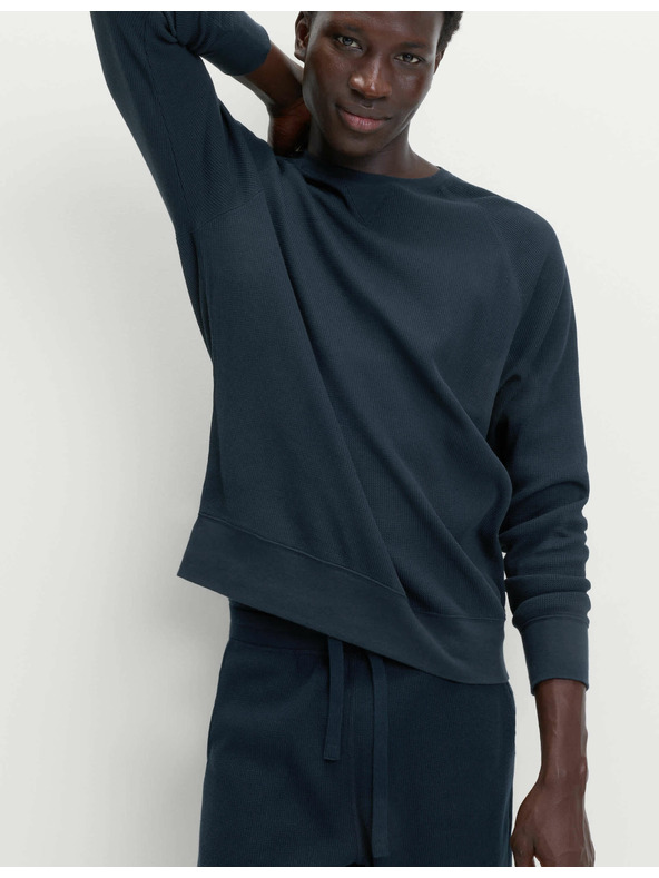 Marks & Spencer Domácí šortky z čisté bavlny s vaflovou texturou Marks & Spencer sötétkék