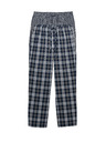 Marks & Spencer Kostkované pyžamové kalhoty z čisté bavlny, 2 ks v balení his Marks & Spencer sötétkék