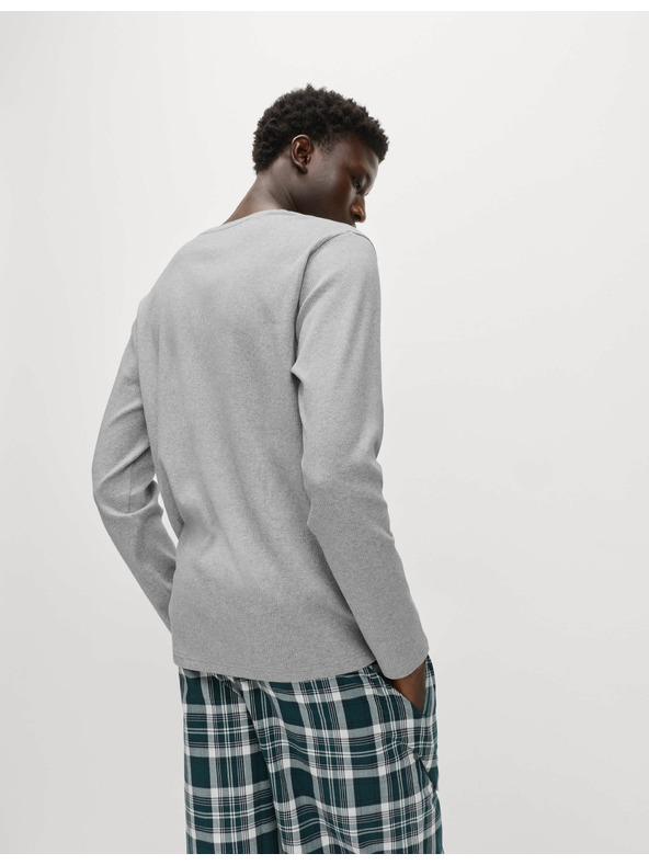 Marks & Spencer Kostkovaná pyžamová souprava z čisté bavlny Marks & Spencer szürke