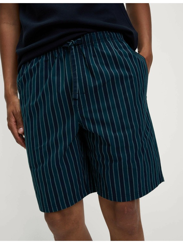 Marks & Spencer Pyžamová souprava z čisté bavlny s vaflovou texturou Marks & Spencer sötétkék