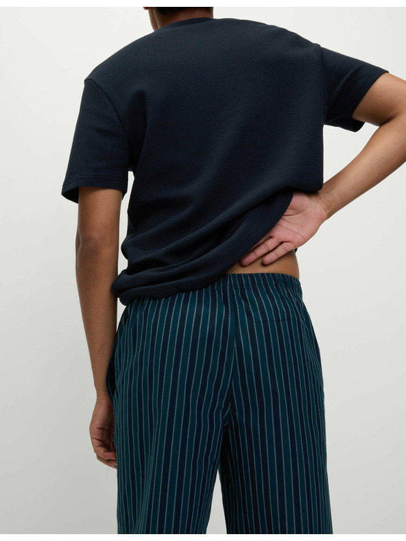 Marks & Spencer Pyžamová souprava z čisté bavlny s vaflovou texturou Marks & Spencer sötétkék