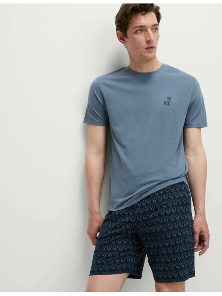 Marks & Spencer Pyžamová souprava z čisté bavlny s motivem jelena Marks & Spencer kék