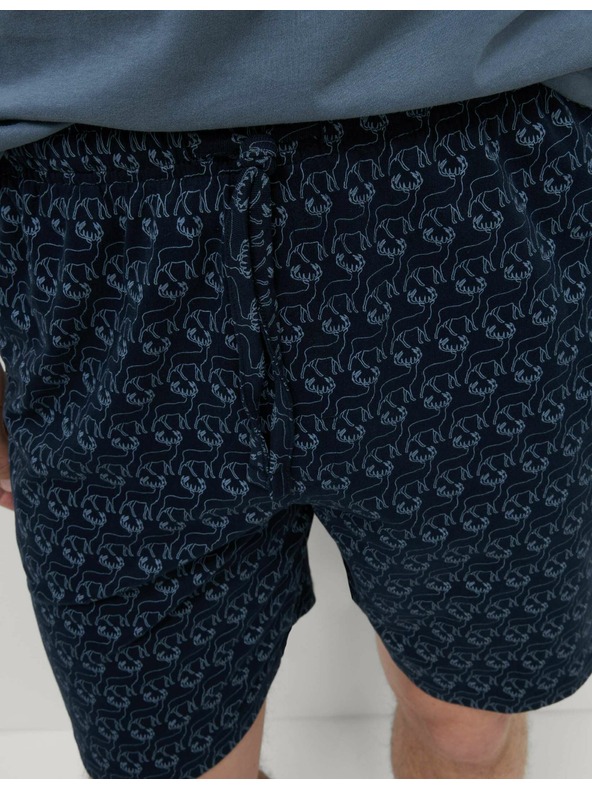 Marks & Spencer Pyžamová souprava z čisté bavlny s motivem jelena Marks & Spencer kék