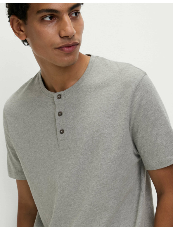 Marks & Spencer Károvaná pyžamová souprava z čisté bavlny s rozhalenkou Marks & Spencer szürke