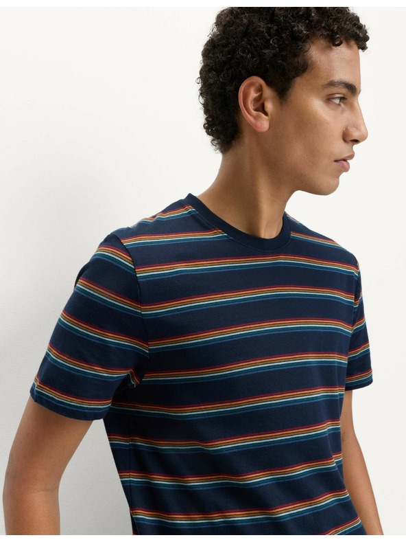 Marks & Spencer Pyžamová souprava s duhovými pruhy, z čisté bavlny Marks & Spencer sötétkék