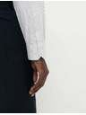 Marks & Spencer Marks & Spencer fehér, normál szabású mintás ing 100% pamutból
