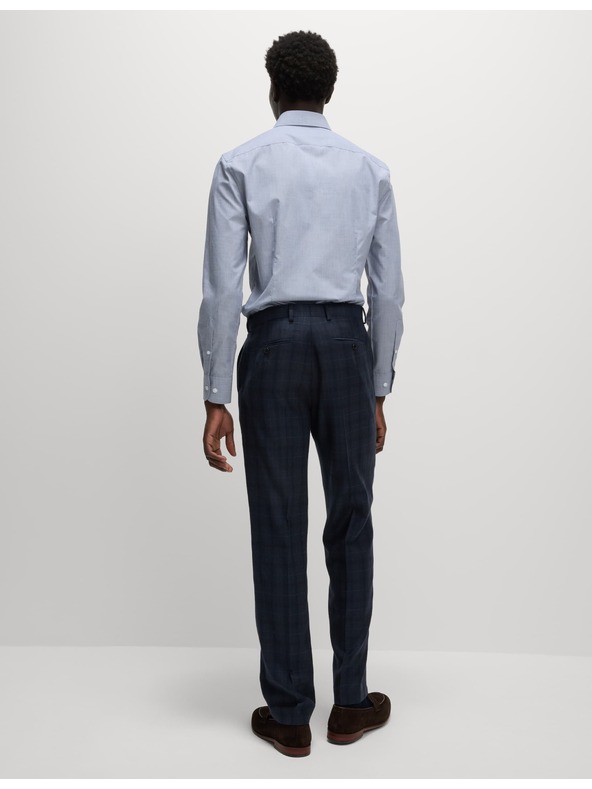 Marks & Spencer Marks & Spencer kék, 2 db-os keskeny szabású ing pamut keverékből, könnyen vasalható