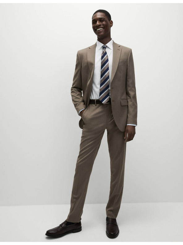 Marks & Spencer Marks & Spencer fehér, keskeny szabású ing pamut keverékből, vasalást nem igénylő anyagból