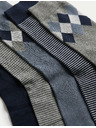 Marks & Spencer 5 pár Argyle Cool & Fresh™ zokni magas pamattartalommal, Marks & Spencer kék