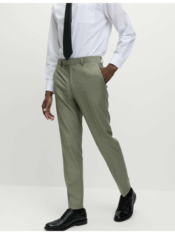 Marks & Spencer Marks & Spencer szűk szabású öltöny nadrág zöld