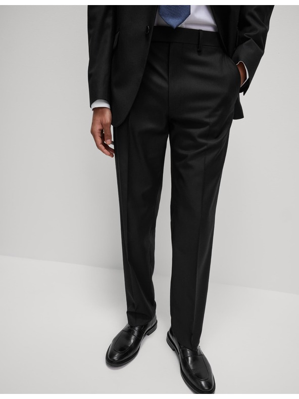 Marks & Spencer Marks & Spencer klasszikus szabású öltöny nadrág fekete