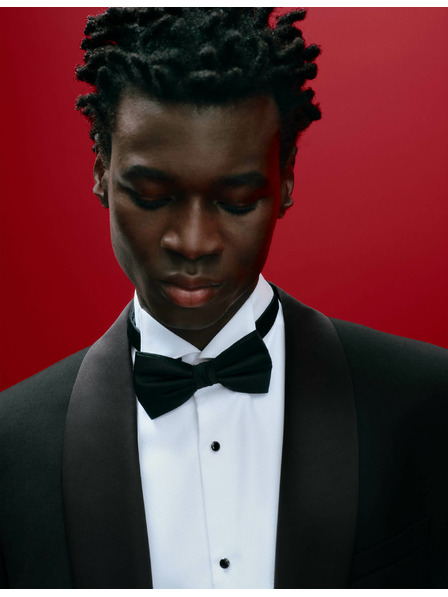 Marks & Spencer Marks & Spencer mintás csokornyakkendő fekete