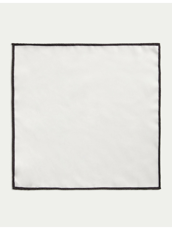 Marks & Spencer Marks & Spencer selyem díszzsebkendő fehér