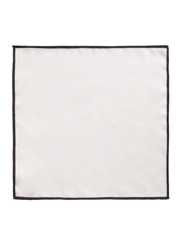 Marks & Spencer Marks & Spencer selyem díszzsebkendő fehér