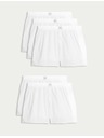 Marks & Spencer Szövött Supima® boxeralsó magas pamuttartalommal, 5 db csomag Marks & Spencer fehér