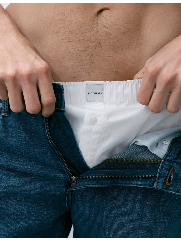 Marks & Spencer Szövött Supima® boxeralsó magas pamuttartalommal, 5 db csomag Marks & Spencer fehér