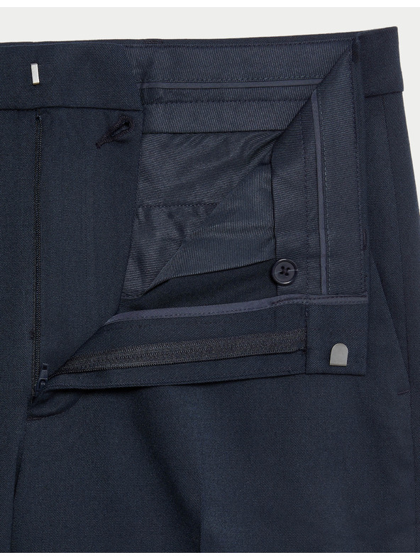 Marks & Spencer Normál szabású nadrág Smart Stretch technológiával Marks & Spencer tengerészkék