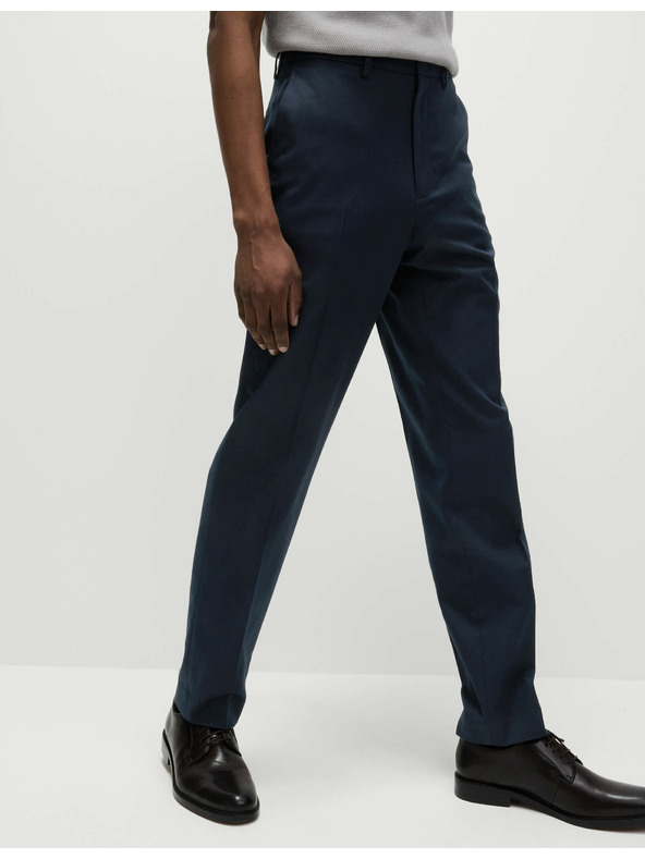 Marks & Spencer Normál szabású nadrág Smart Stretch technológiával Marks & Spencer tengerészkék