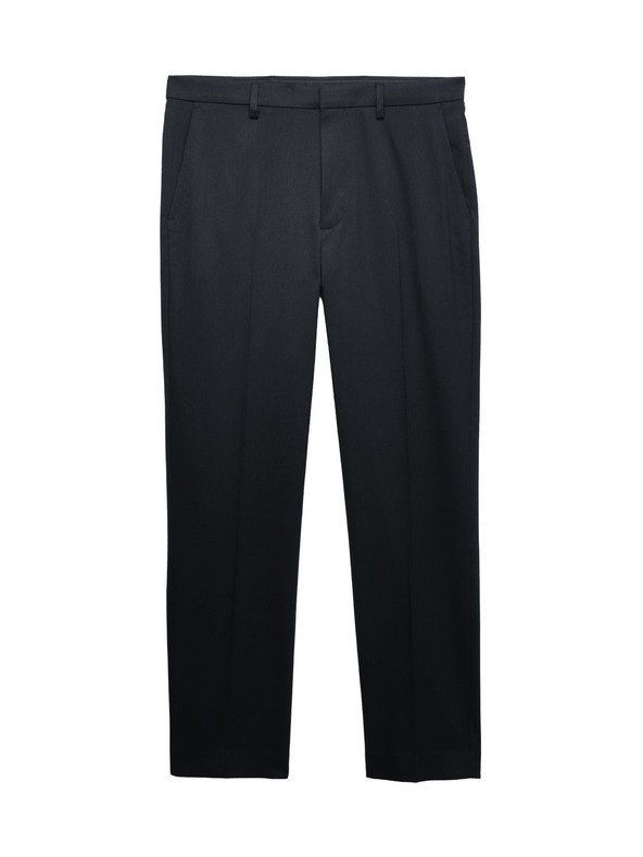 Marks & Spencer Normál szabású nadrág Smart Stretch technológiával Marks & Spencer tengerészkék