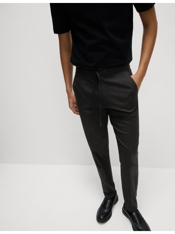 Marks & Spencer Rugalmas, klasszikus szabású formális nadrág Marks & Spencer fekete