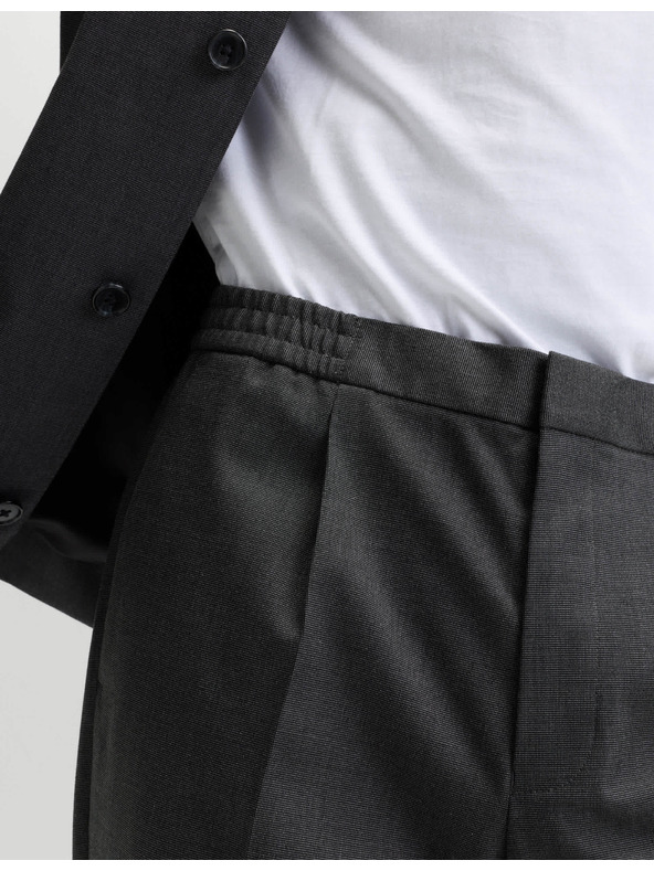 Marks & Spencer Elegáns nadrág rugalmas derékrésszel pamutkeverékből Marks & Spencer szürke