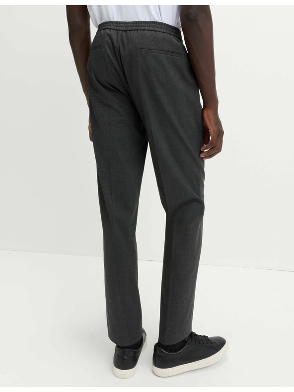 Marks & Spencer Elegáns nadrág rugalmas derékrésszel pamutkeverékből Marks & Spencer szürke