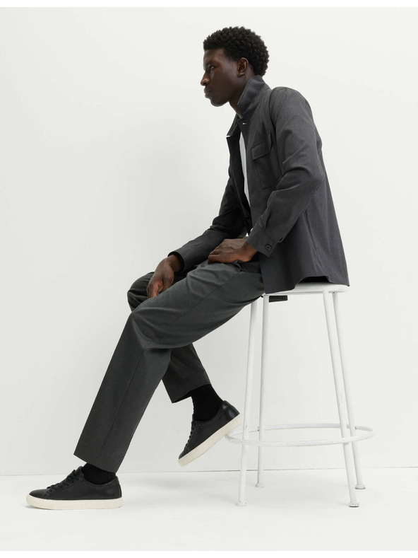 Marks & Spencer Elegáns nadrág rugalmas derékrésszel pamutkeverékből Marks & Spencer szürke