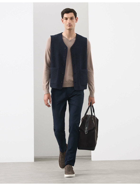 Marks & Spencer Marks & Spencer 5 zsebes vászon nadrág tengerkék