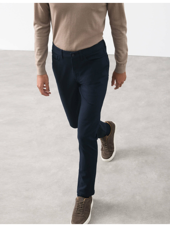 Marks & Spencer Marks & Spencer 5 zsebes vászon nadrág tengerkék