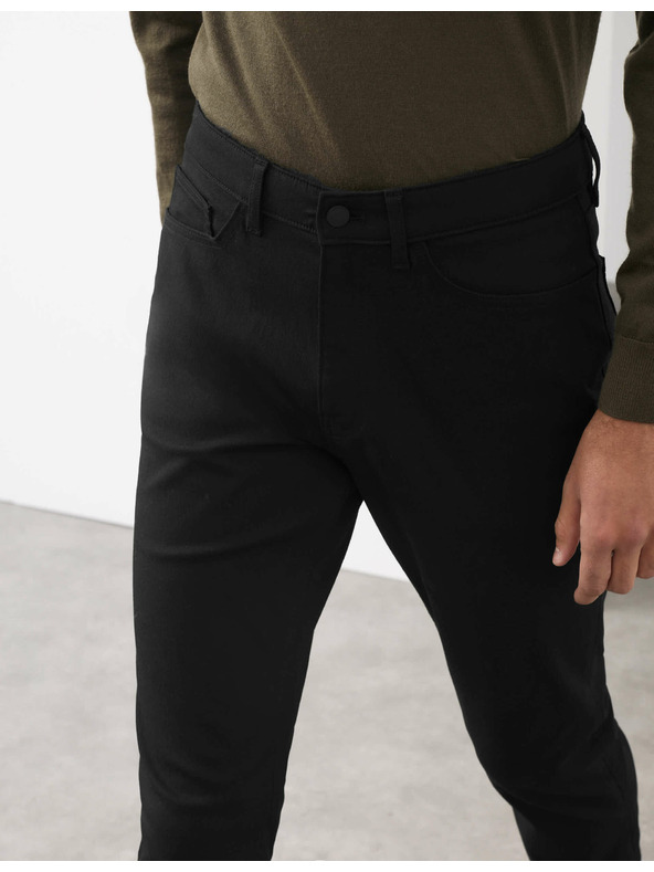 Marks & Spencer Marks & Spencer 5 zsebes vászon nadrág fekete