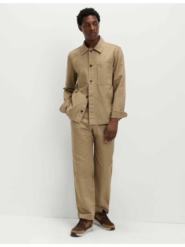 Marks & Spencer Marks & Spencer halszálkamintás nadrág, 100% pamut barna