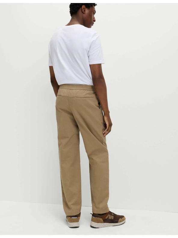 Marks & Spencer Marks & Spencer halszálkamintás nadrág, 100% pamut barna