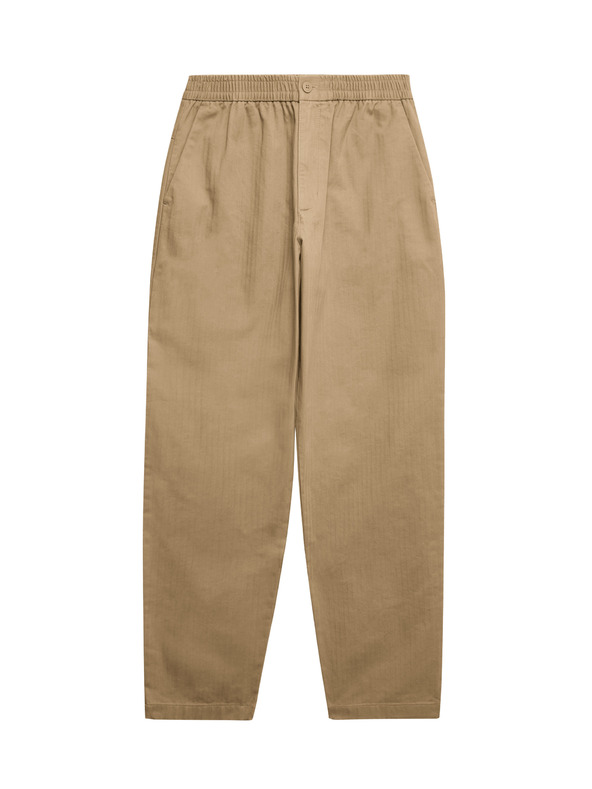 Marks & Spencer Marks & Spencer halszálkamintás nadrág, 100% pamut barna