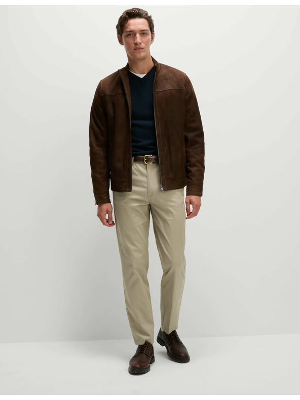 Marks & Spencer Heritage regular fit chino nadrág Marks & Spencer bézs