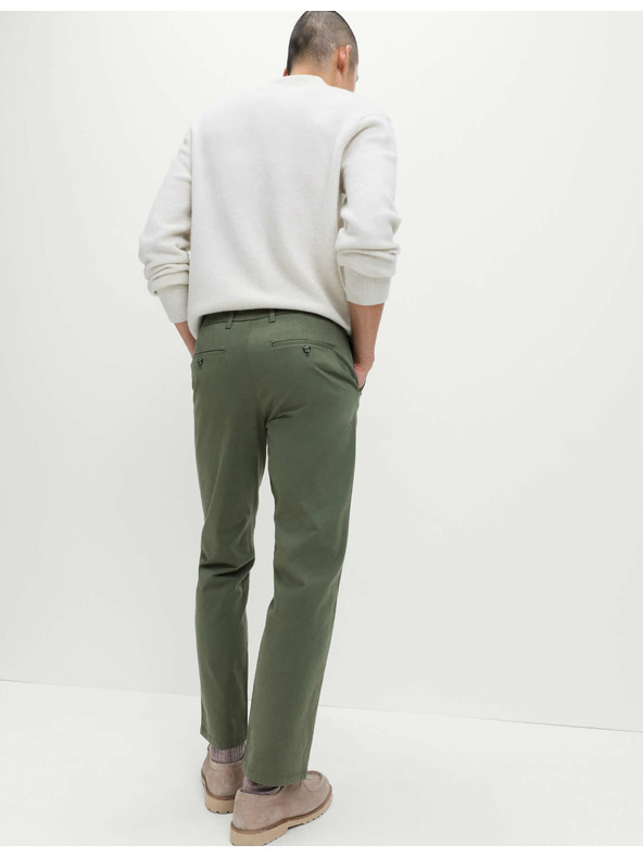 Marks & Spencer Stretch chino nadrág normál szabású Marks & Spencer zöld