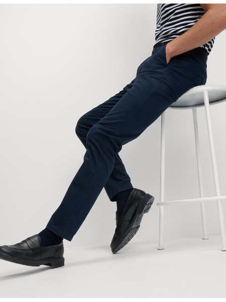Marks & Spencer Marks & Spencer Stretch Chino Slim Fit nadrág sötétkék