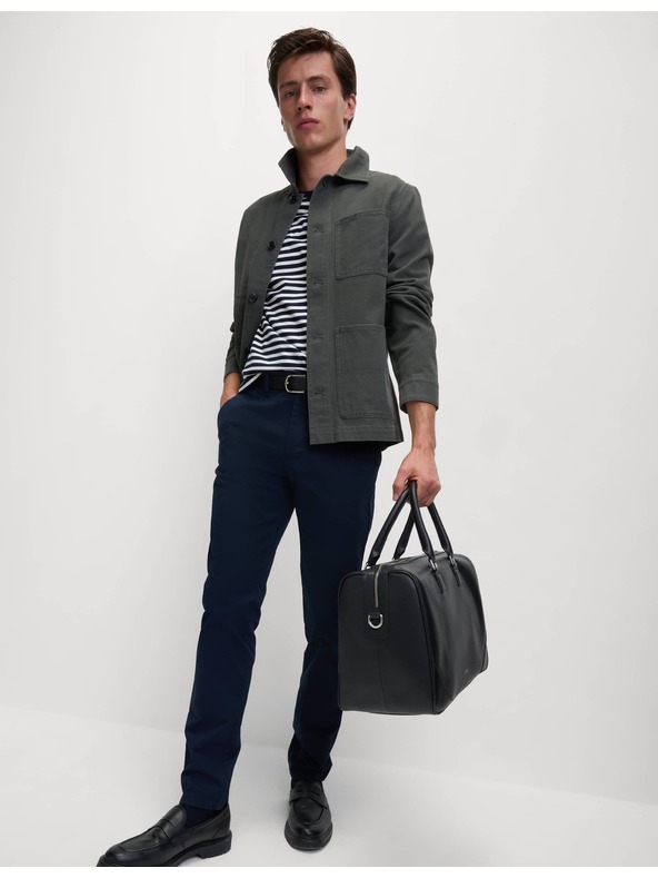 Marks & Spencer Marks & Spencer Stretch Chino Slim Fit nadrág sötétkék