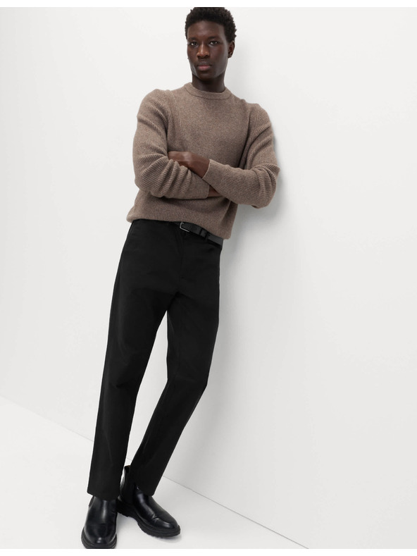 Marks & Spencer Marks & Spencer Regular Fit Stretch chino nadrág fekete