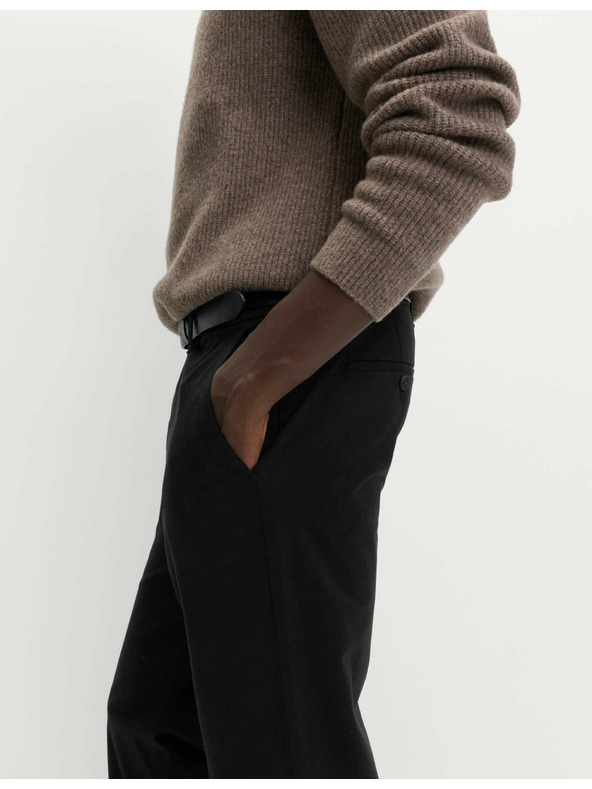 Marks & Spencer Marks & Spencer Regular Fit Stretch chino nadrág fekete