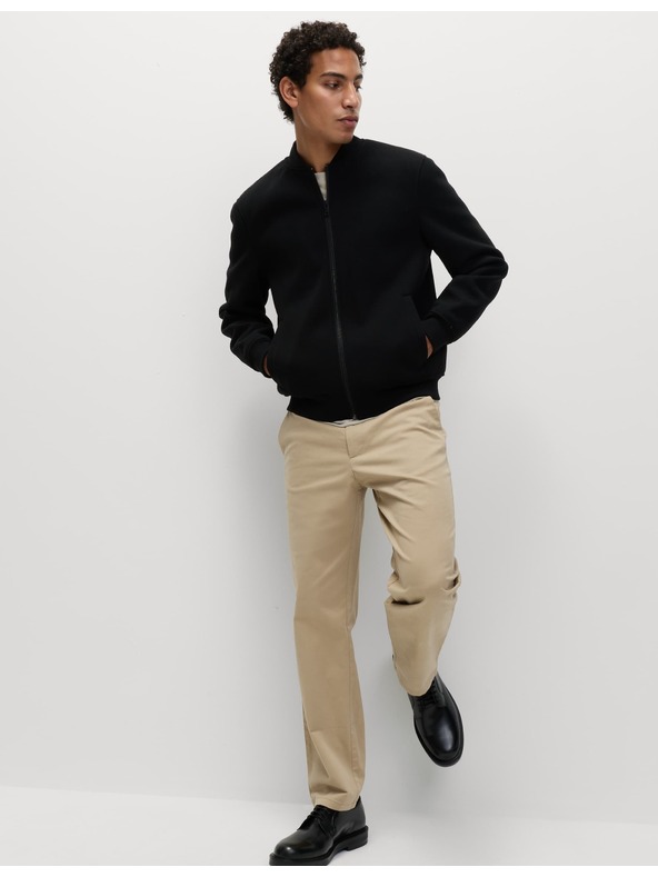 Marks & Spencer Rugalmas chino nadrág normál szabással Marks & Spencer bézs