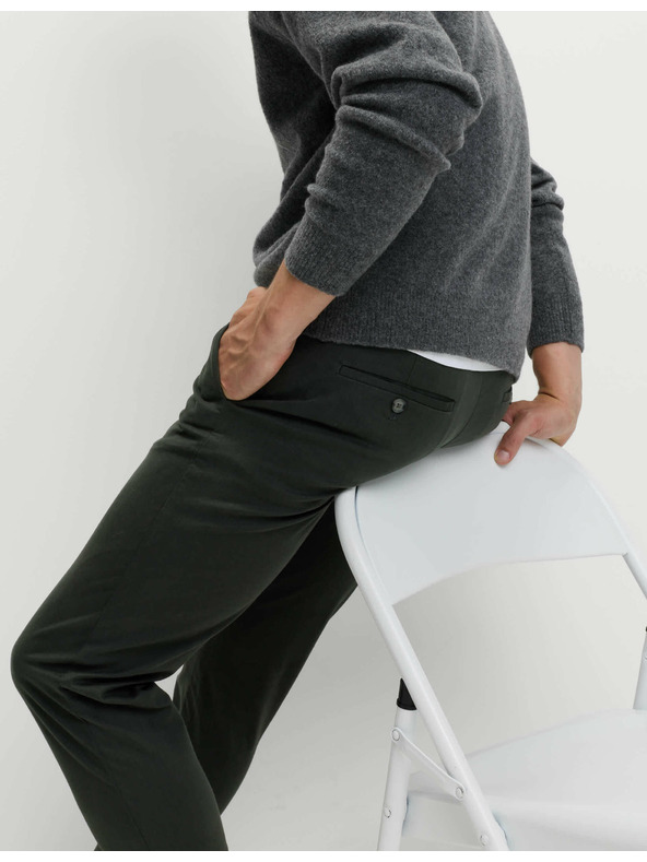 Marks & Spencer Marks & Spencer sztreccs chino nadrág Slim fit szürke